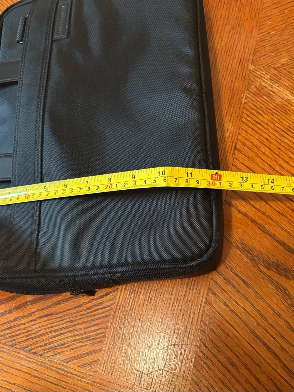Briggs & Riley @work Black Ballistic Nylon Slim Laptop Briefcase Bag Tech Brief